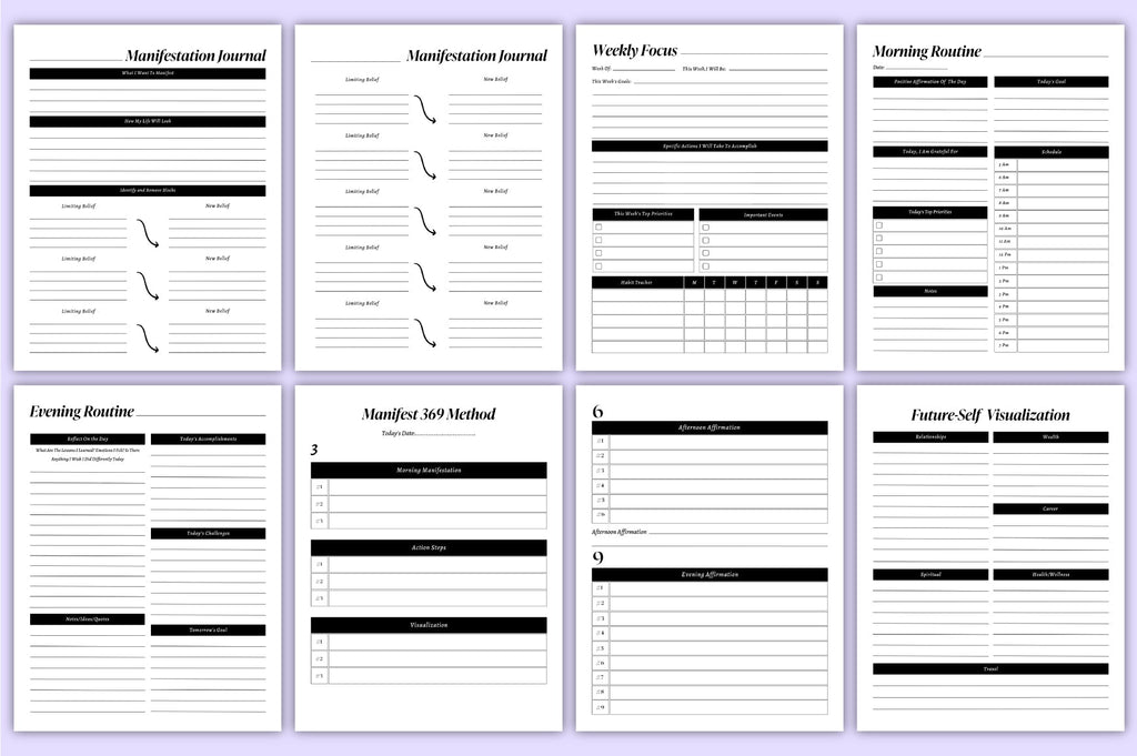 Spiritual Manifestation Planner