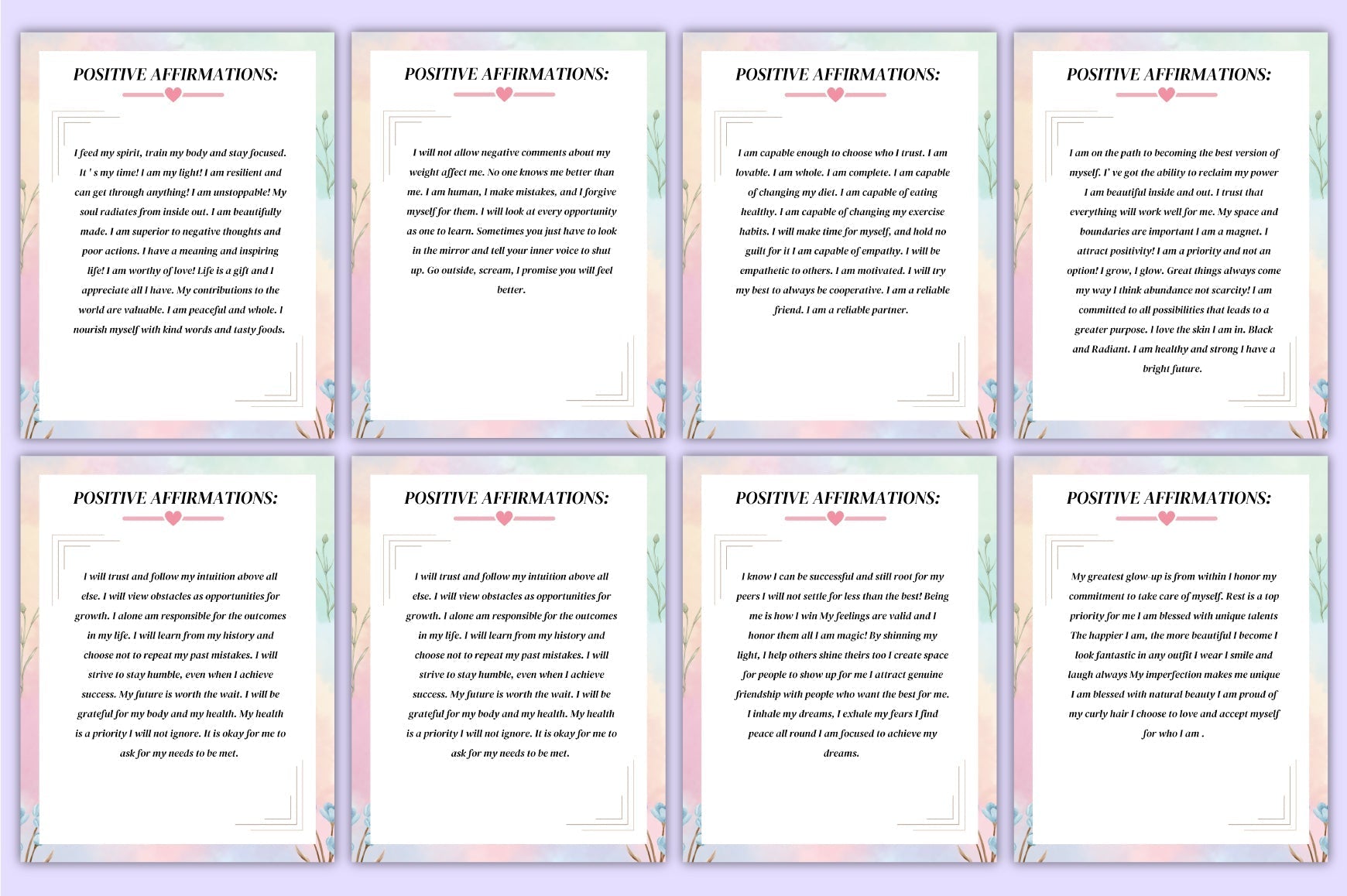 Empowering Affirmations For Women