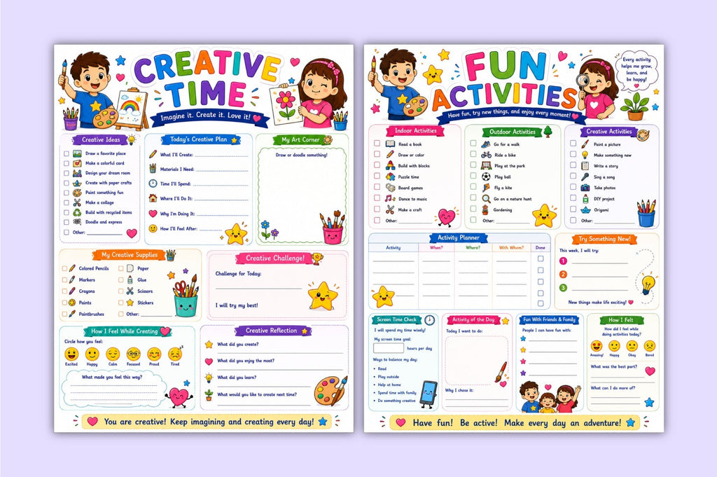 Adhd For Kids Planner