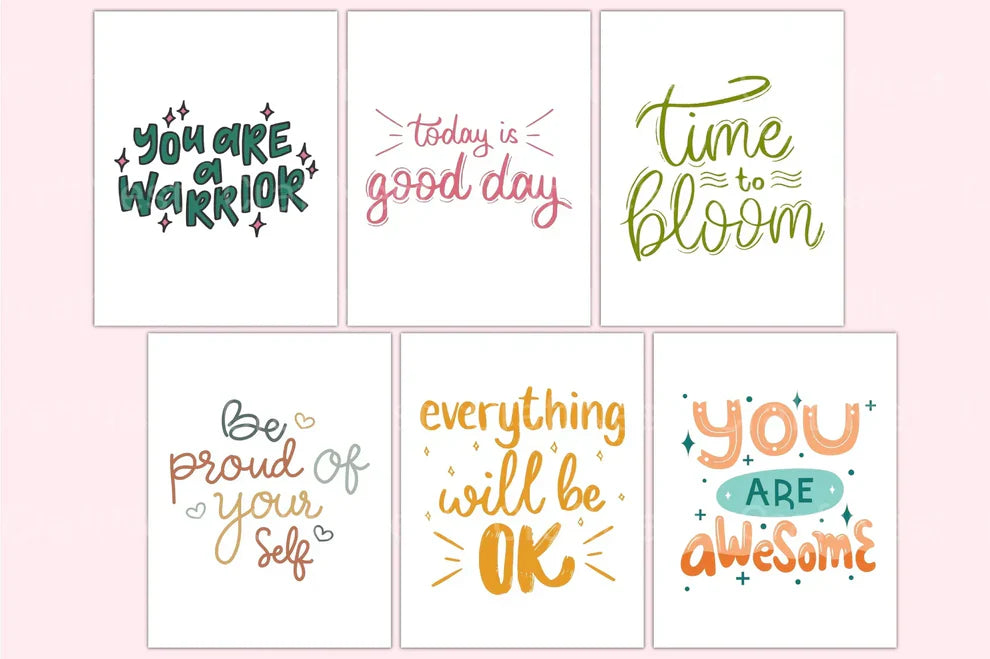 Kids Positive Affirmations Canva Template