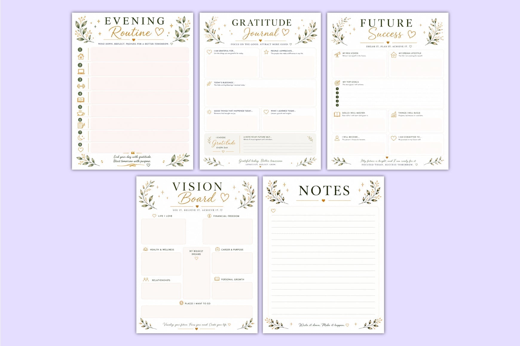 Vision Board Planner