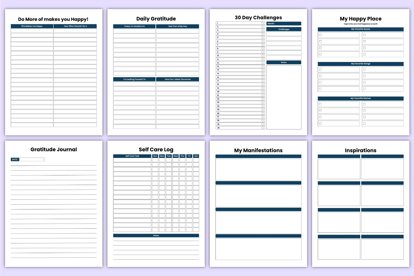 Anxiety Depression Planner