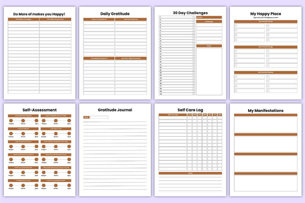 Anxiety Self Healing Journal