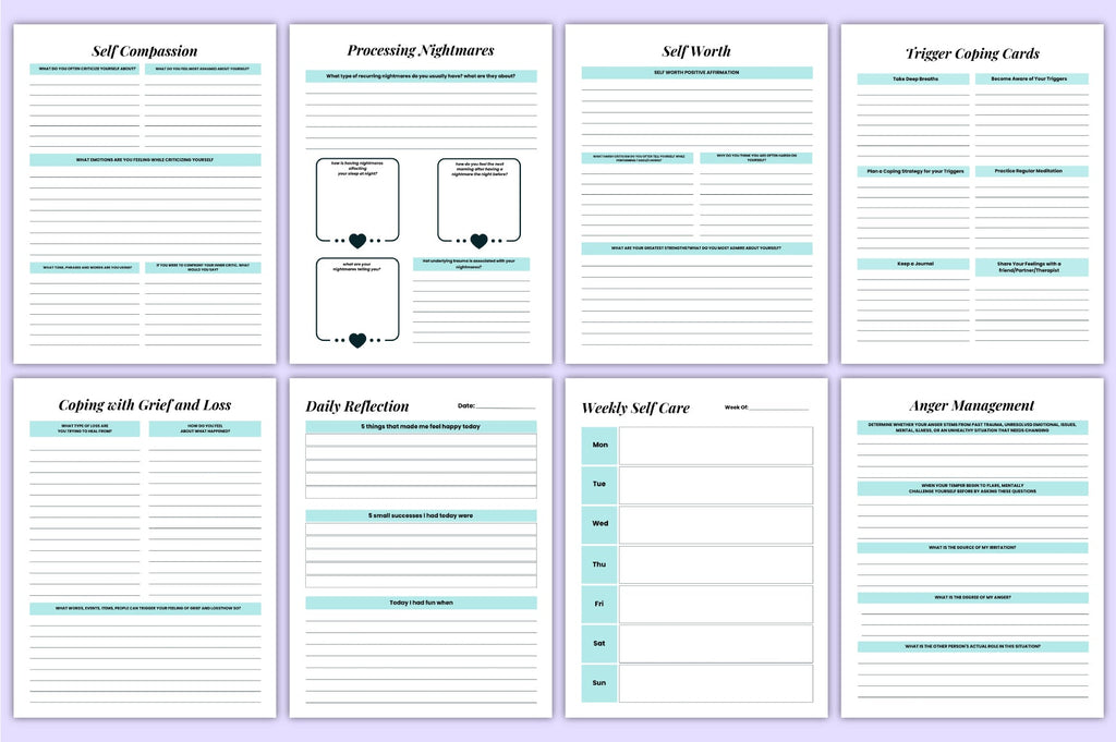 Trauma Healing Ptsd Workbook