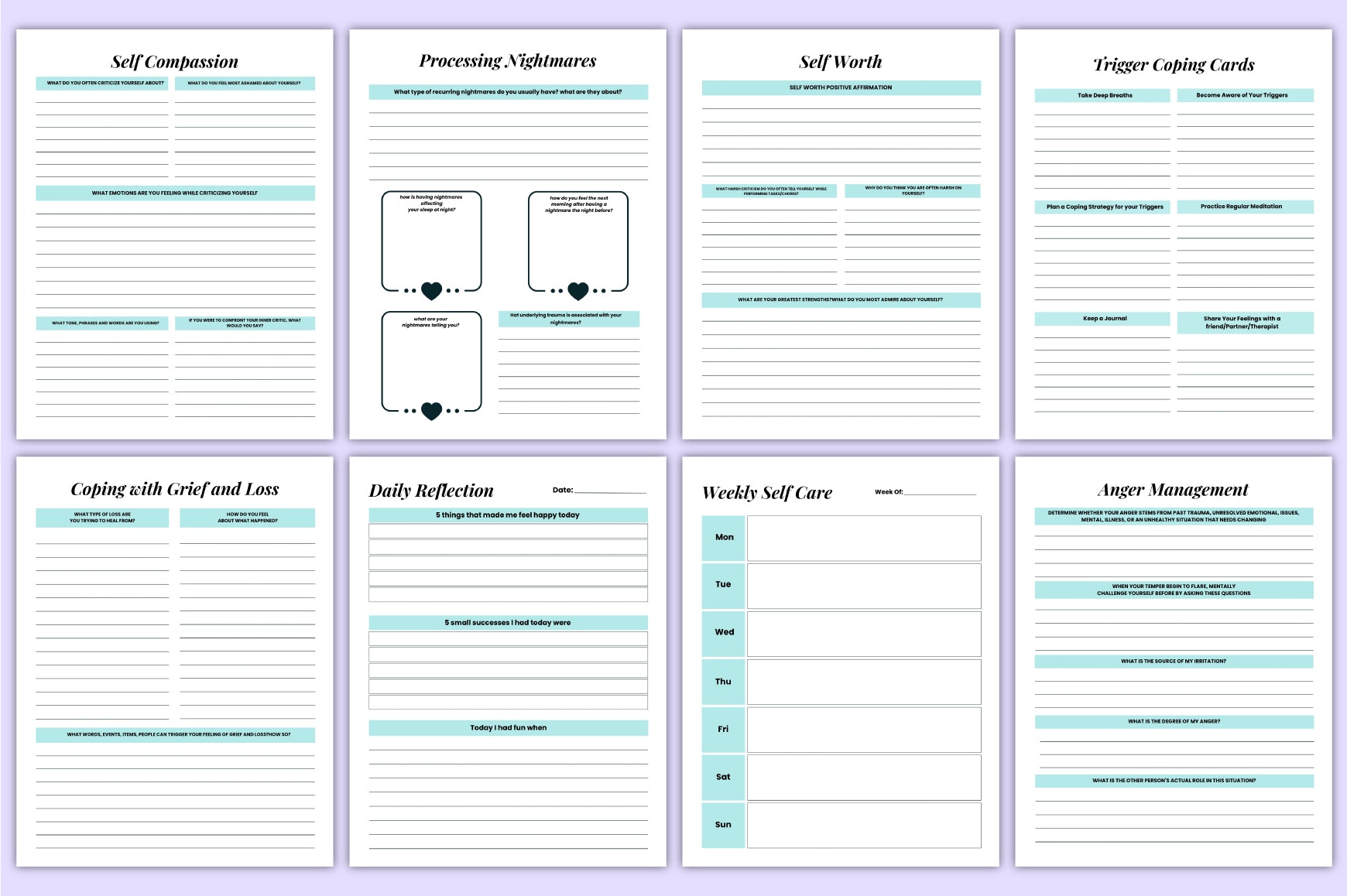 Trauma Healing Ptsd Workbook