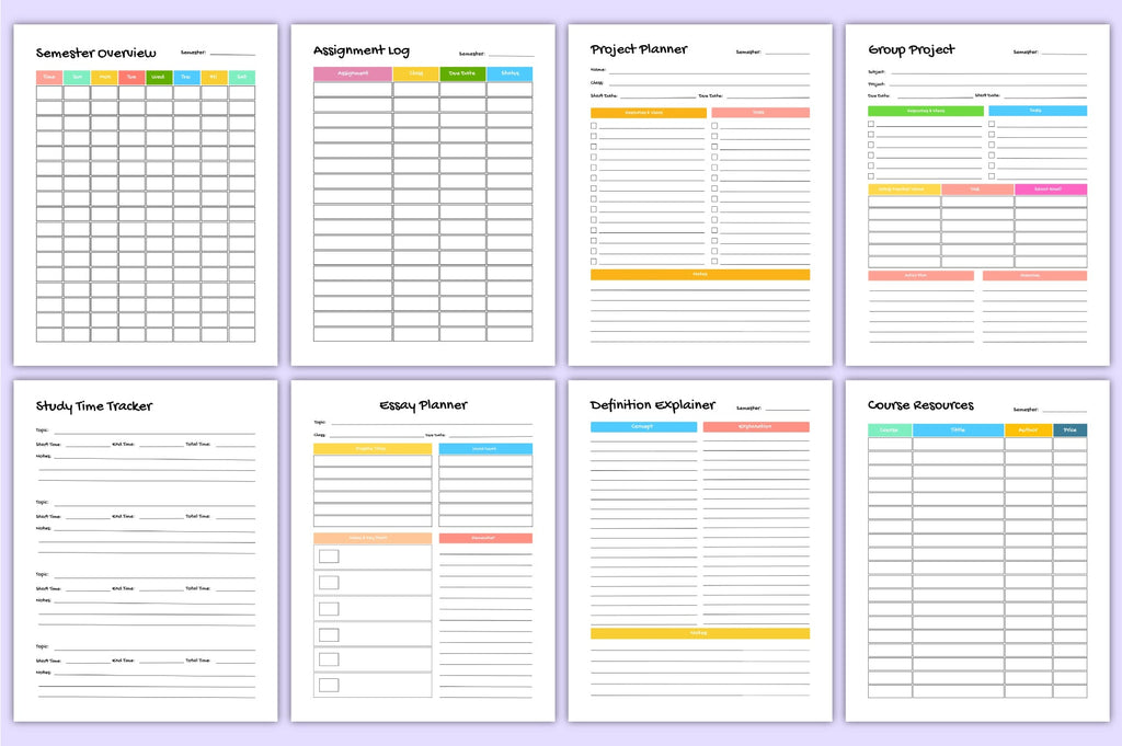 Student Academic Workbook