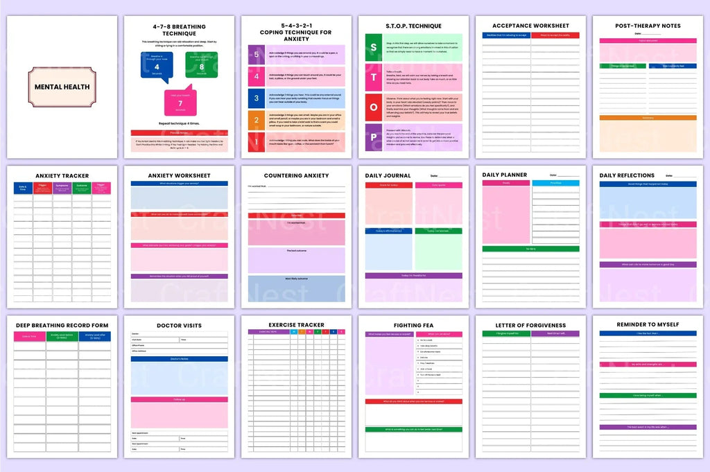 Ultimate ADHD Life Organizer complete planner bundle preview