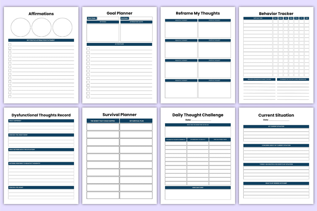 Anxiety Depression Planner