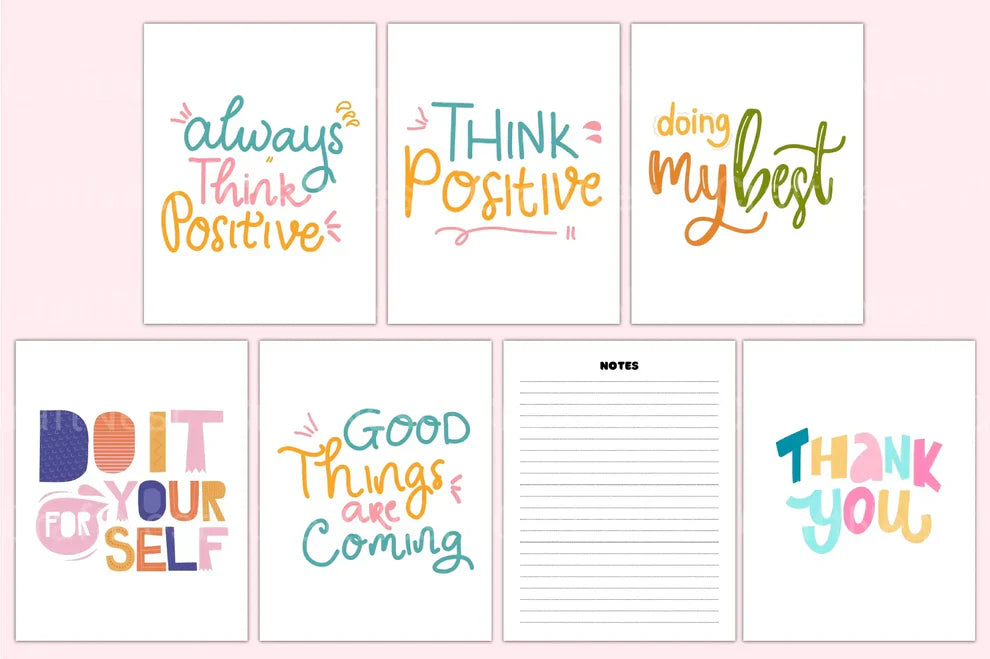 Kids Positive Affirmations Canva Template