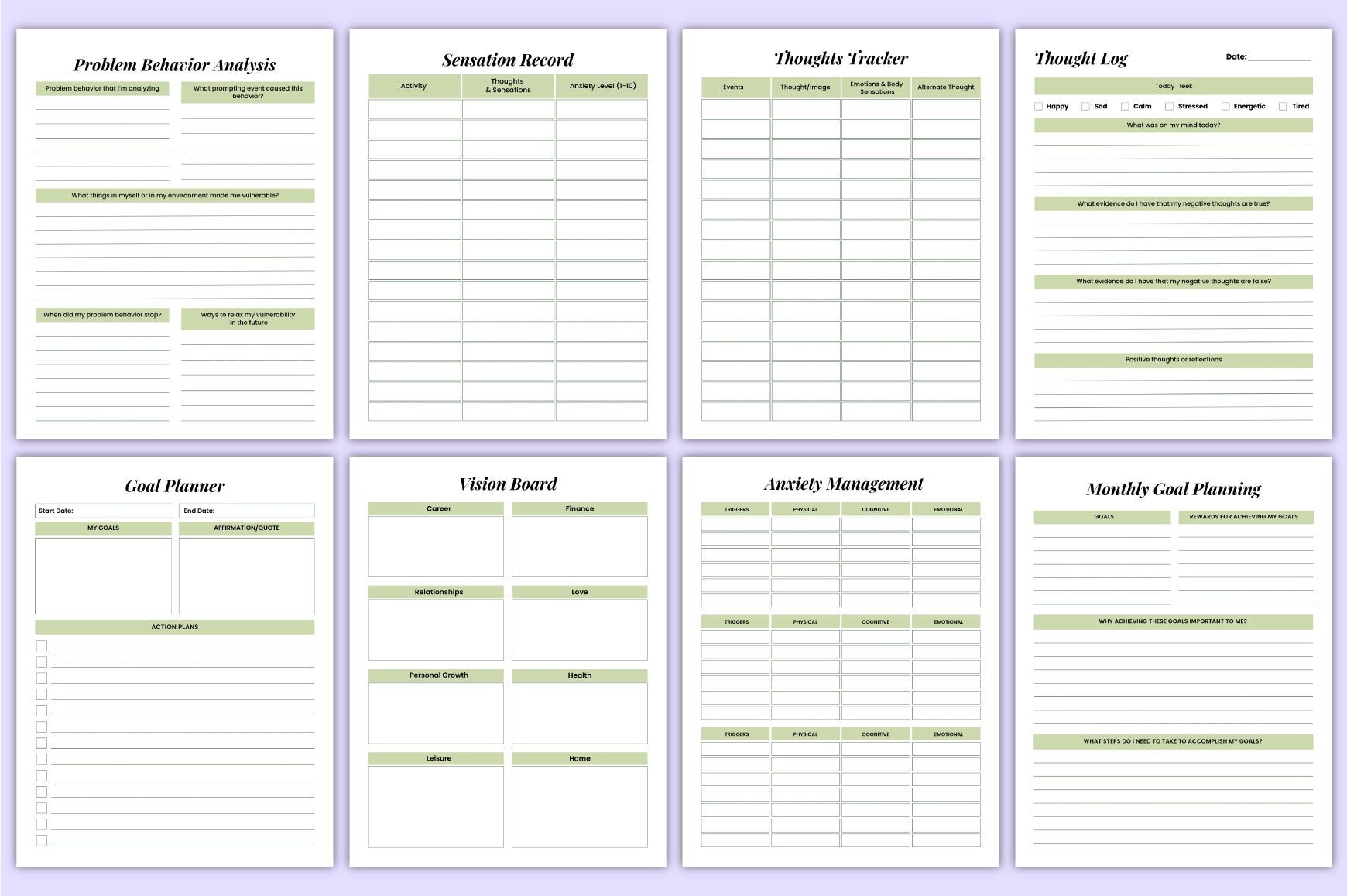Therapy Self Care Workbook