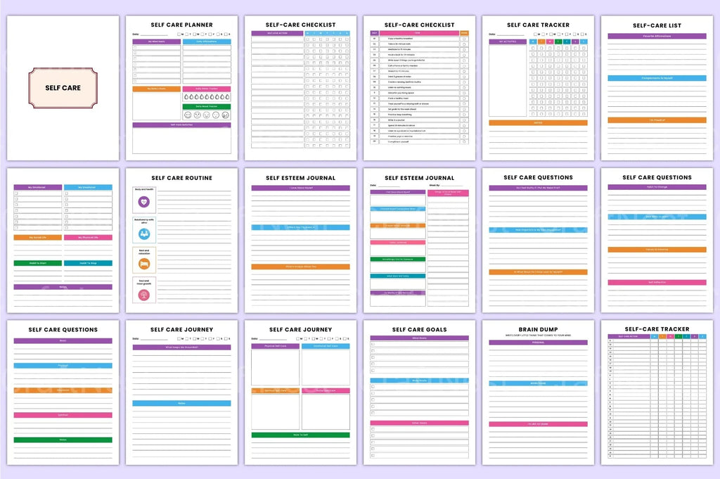 Ultimate ADHD Life Organizer productivity tracking planner pages