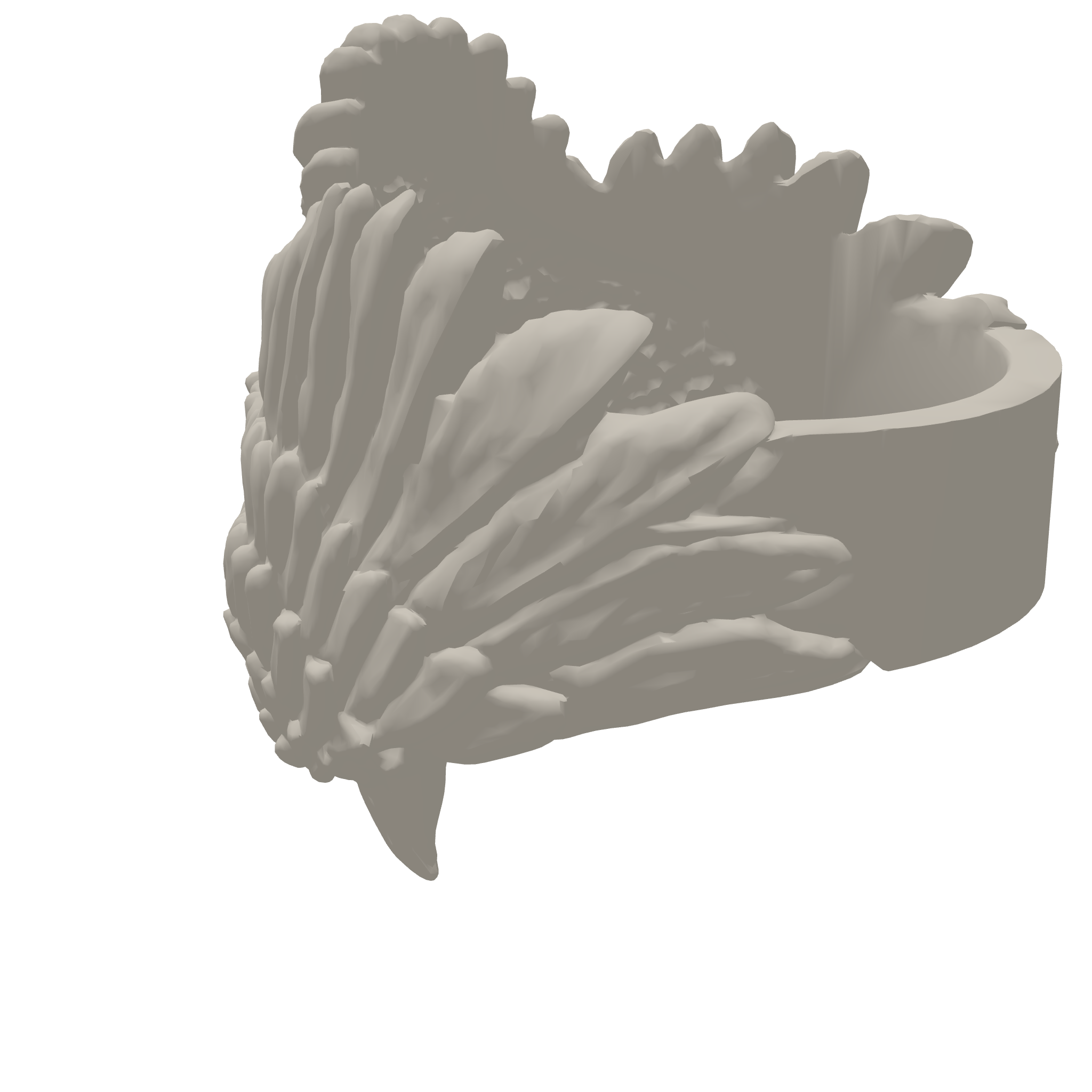 Ravens Eye Ring 3D Print STL File