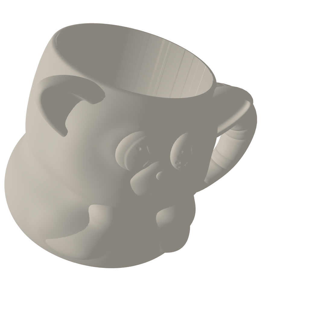 Red Mug 3D Print STL File