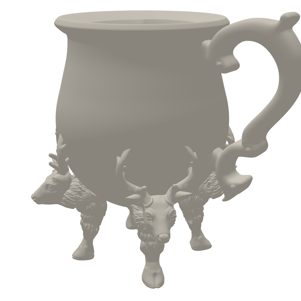 Santas Mug Can Insert 3D Print STL File