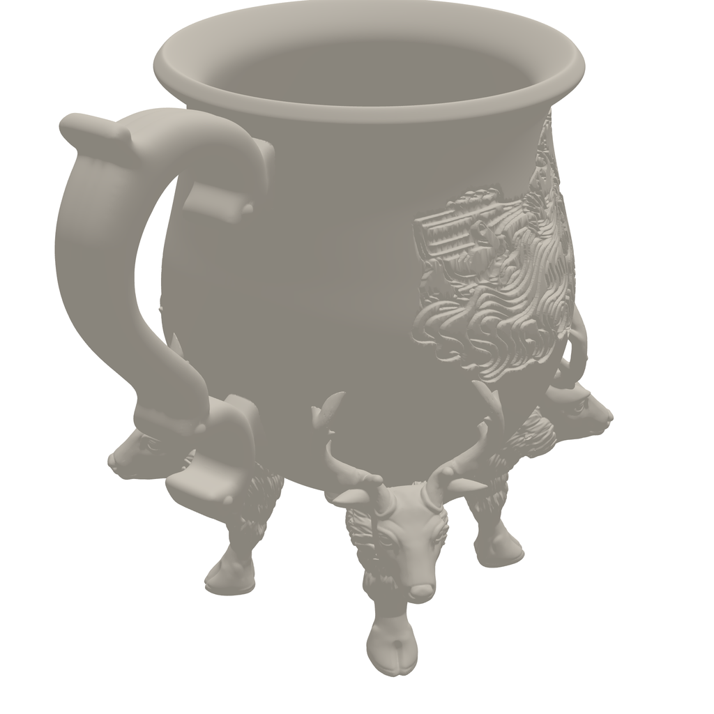 Santas Mug Drinking 3D Print STL File