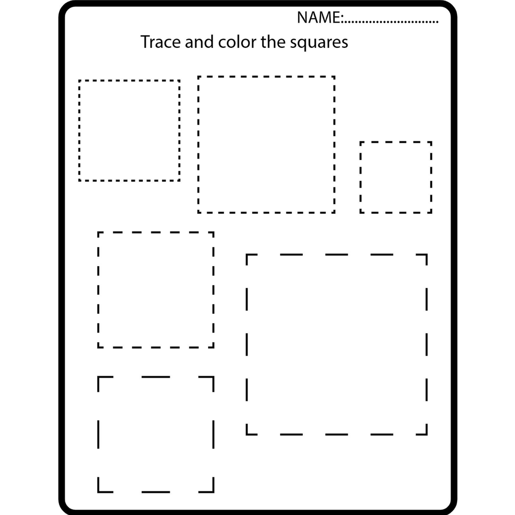 All About Shapes Worksheets