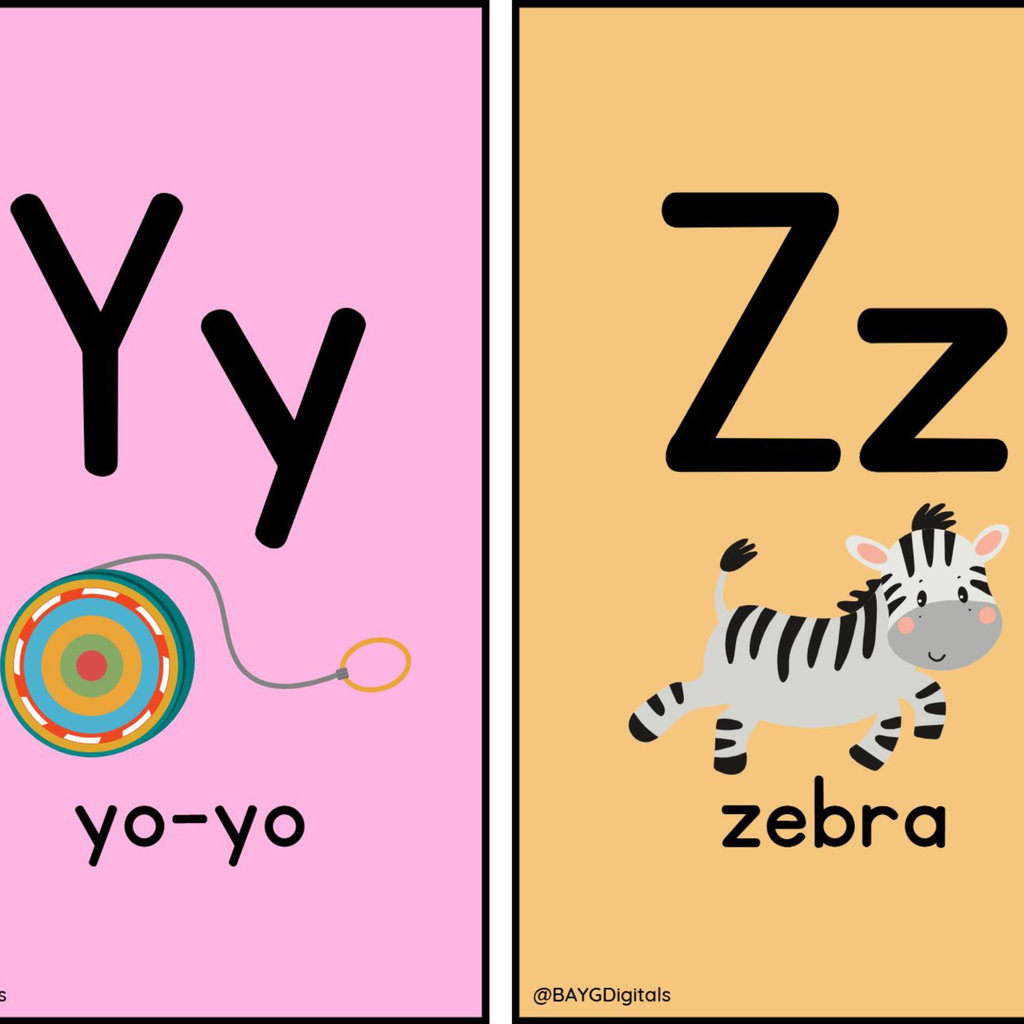 Alphabet Flashcards with Pictures