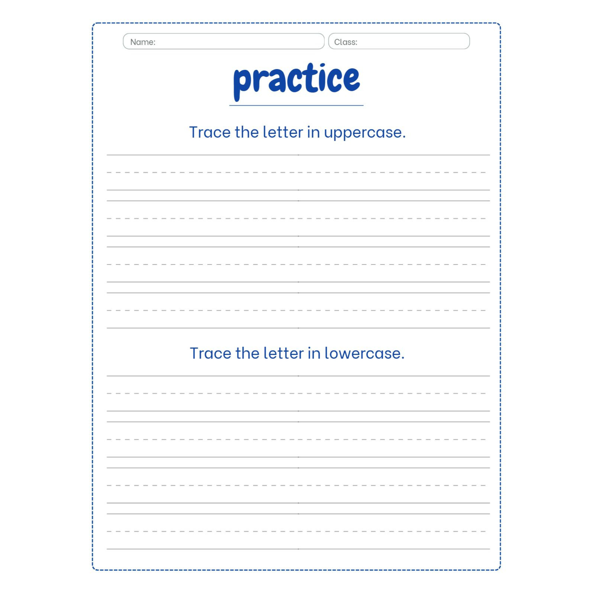 Alphabet Letter Tracing Workbook for Kids