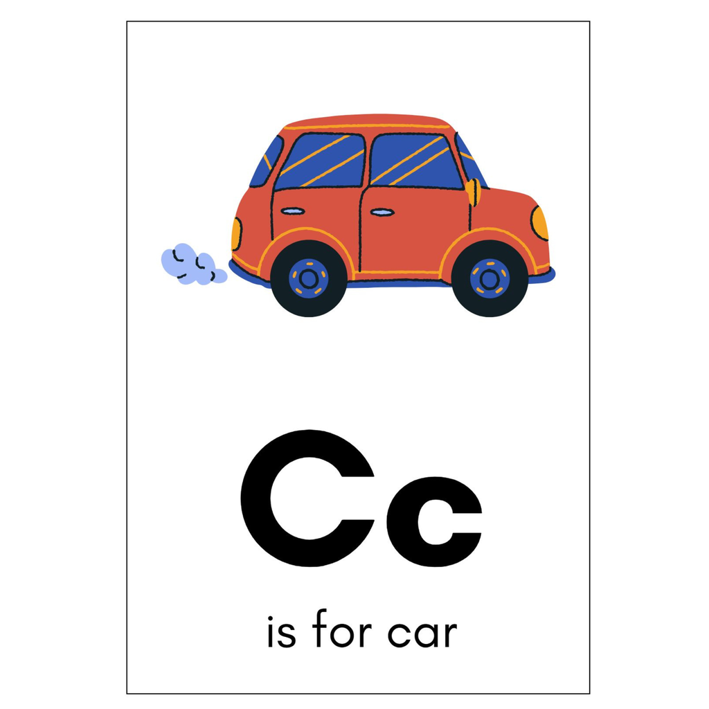 Alphabet Object Flashcards a Z