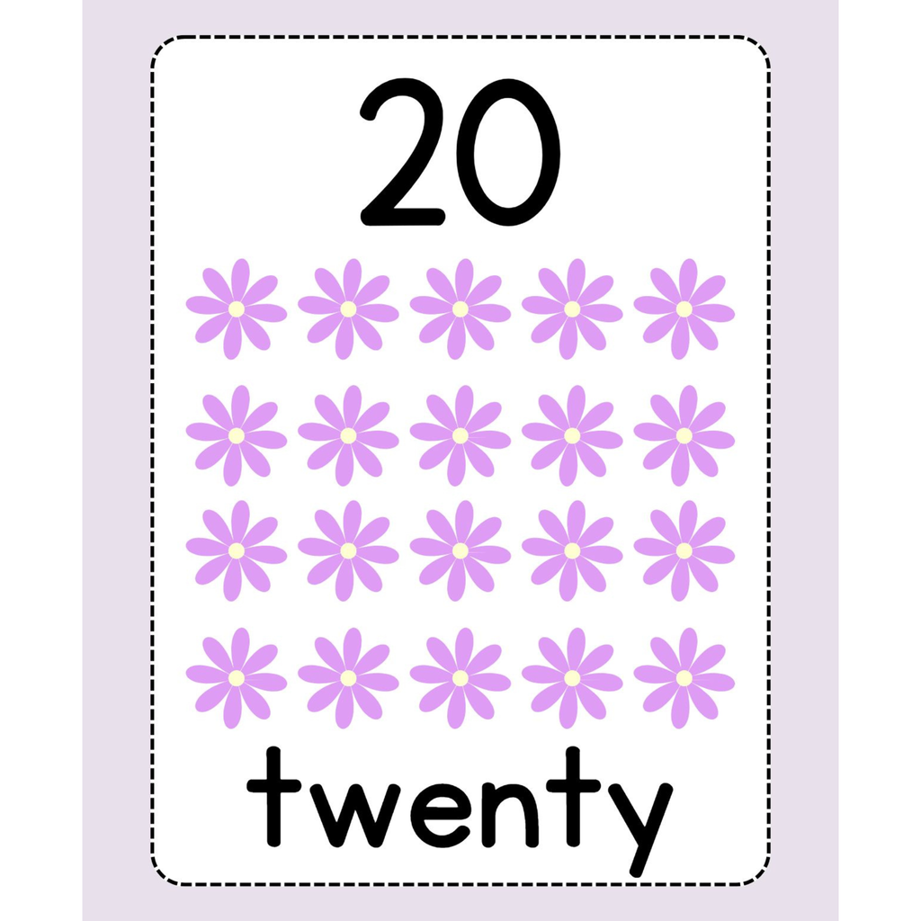 Number Picture Flashcards