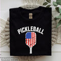 American flag pickleball shirt graphic digital product mockup