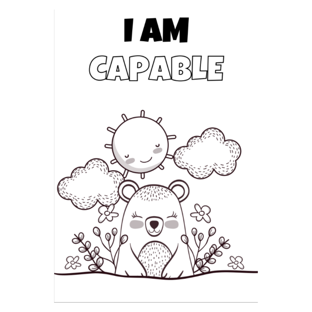Animal Positive Affirmations Coloring Book