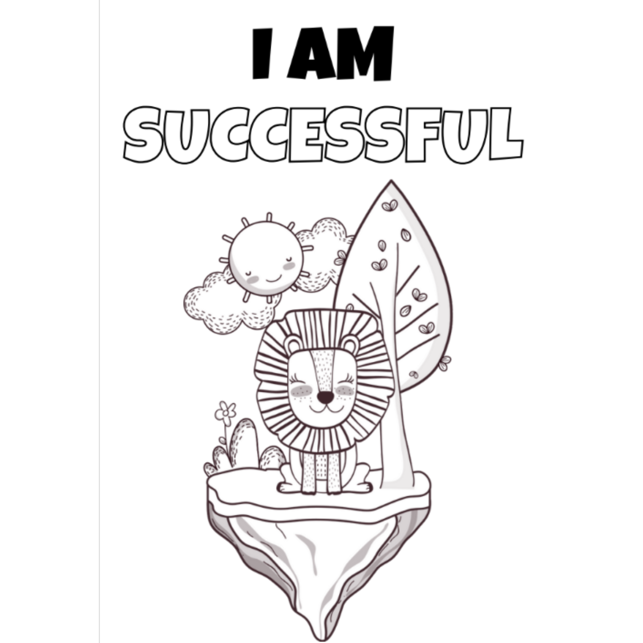 Animal Positive Affirmations Coloring Book