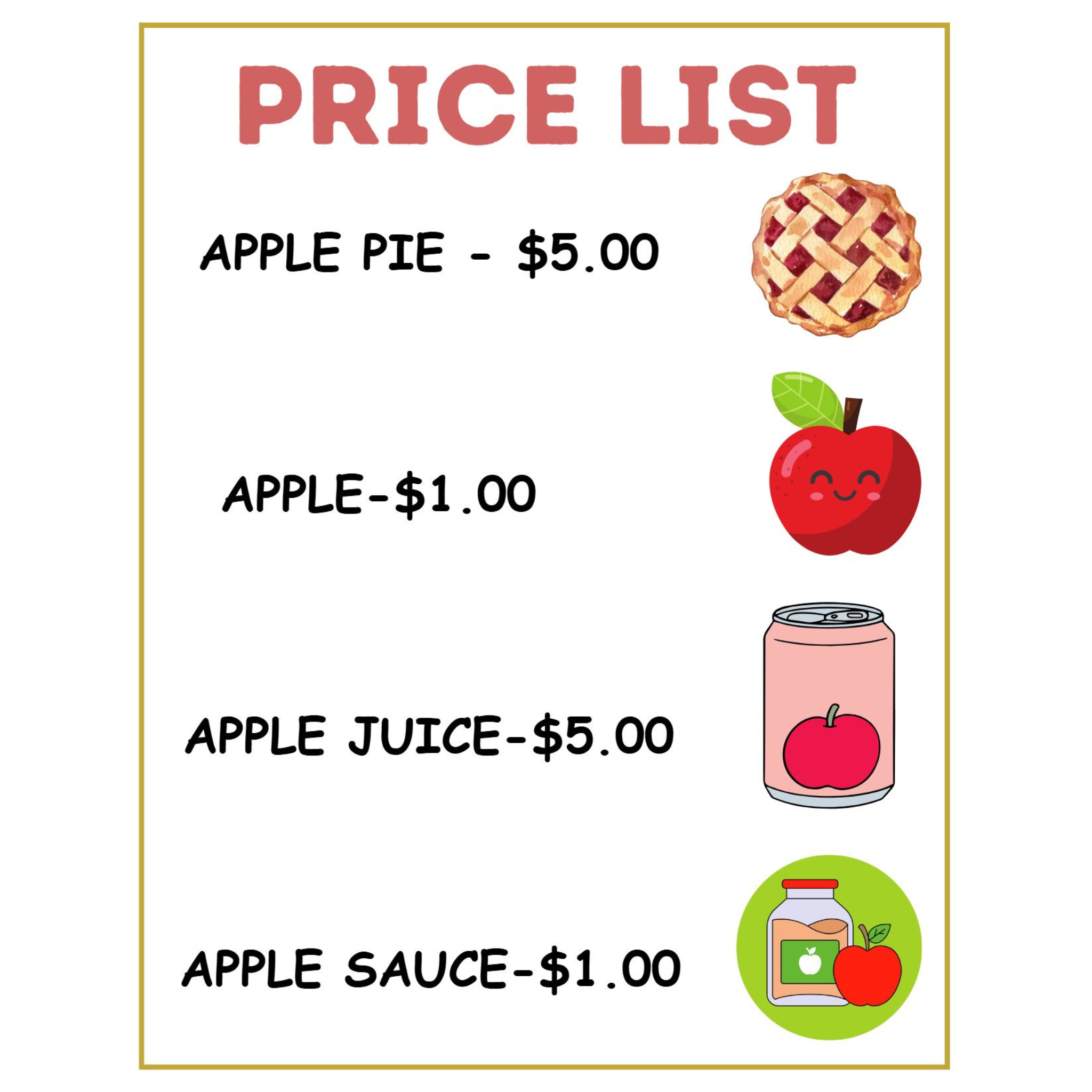 Apple Orchard Dramatic Play Activity Pack