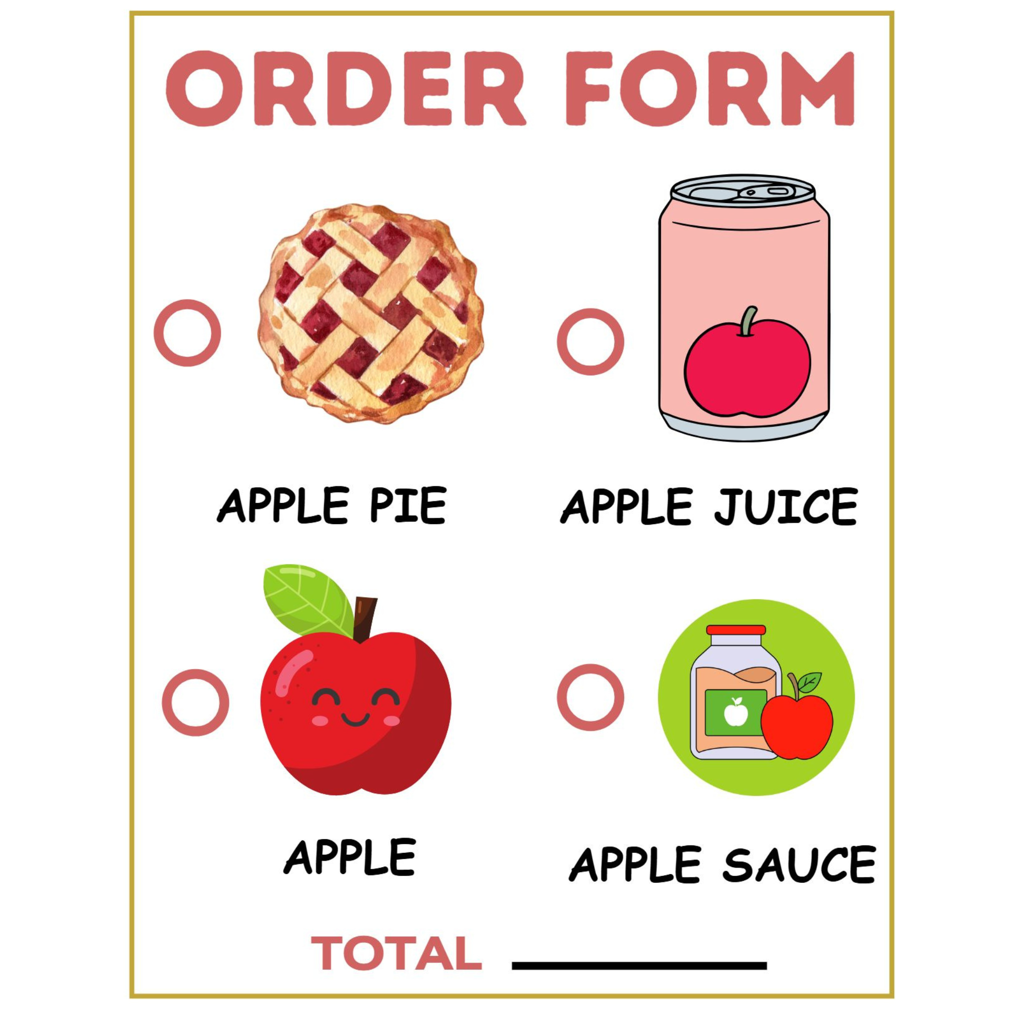 Apple Orchard Dramatic Play Activity Pack