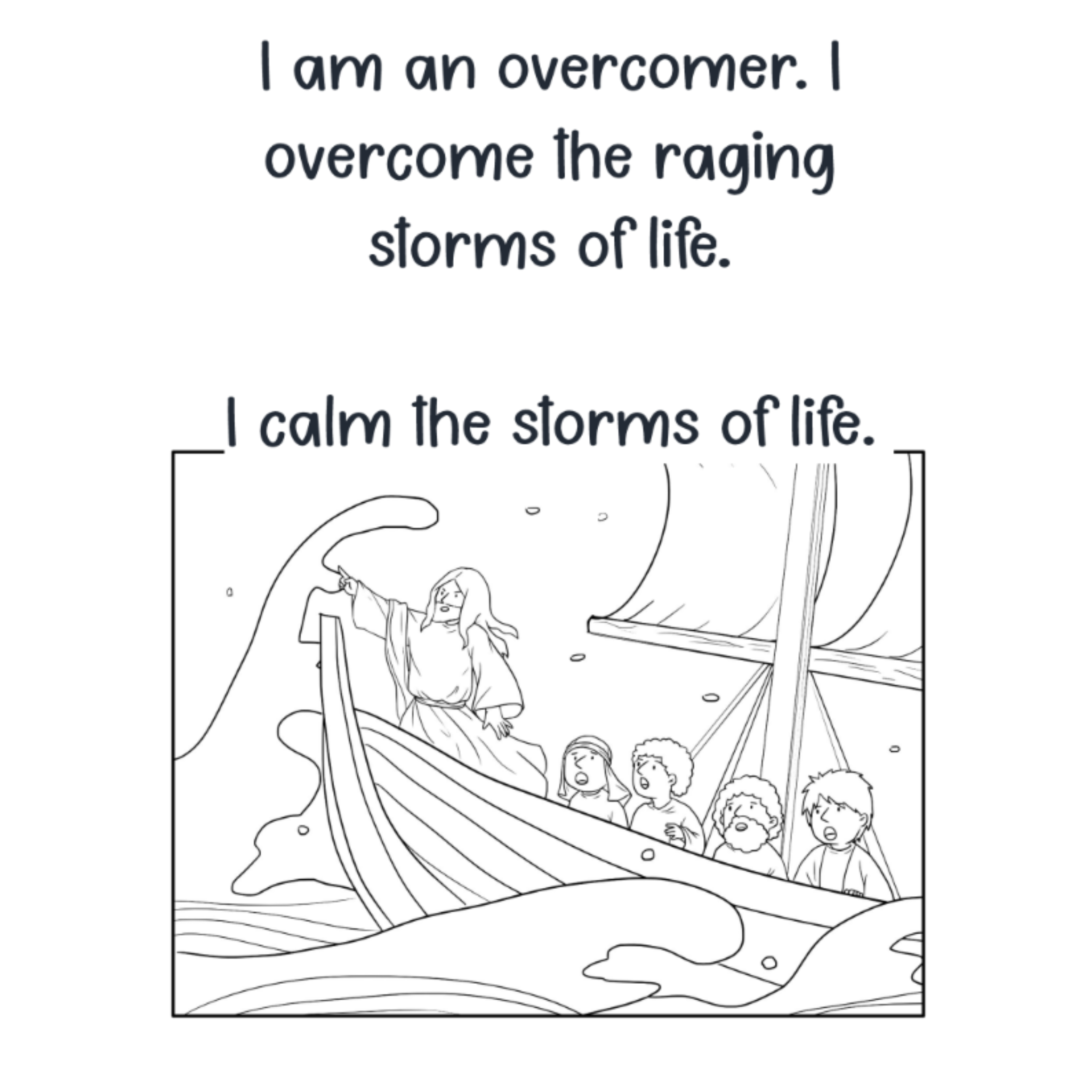 Biblical I Am Affirmation Coloring Book