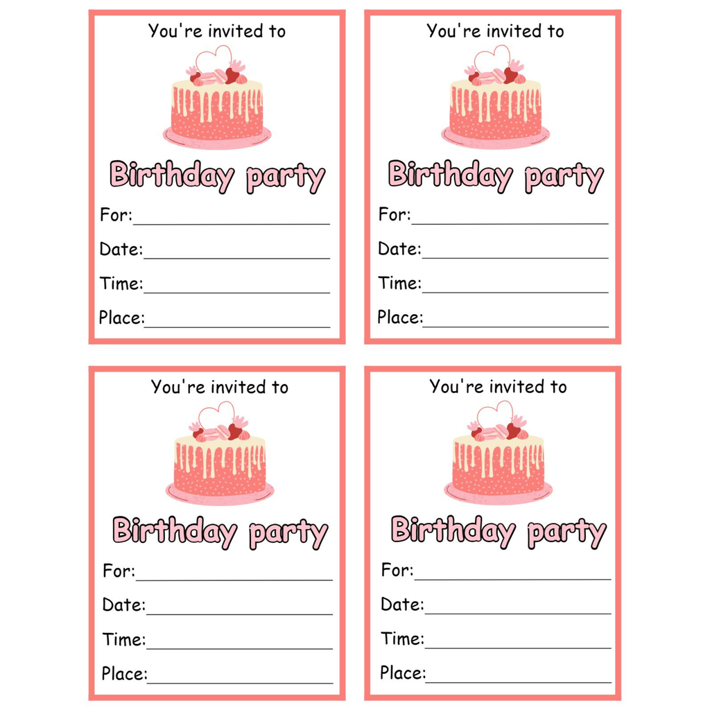 Birthday Party Printable Decor Pack