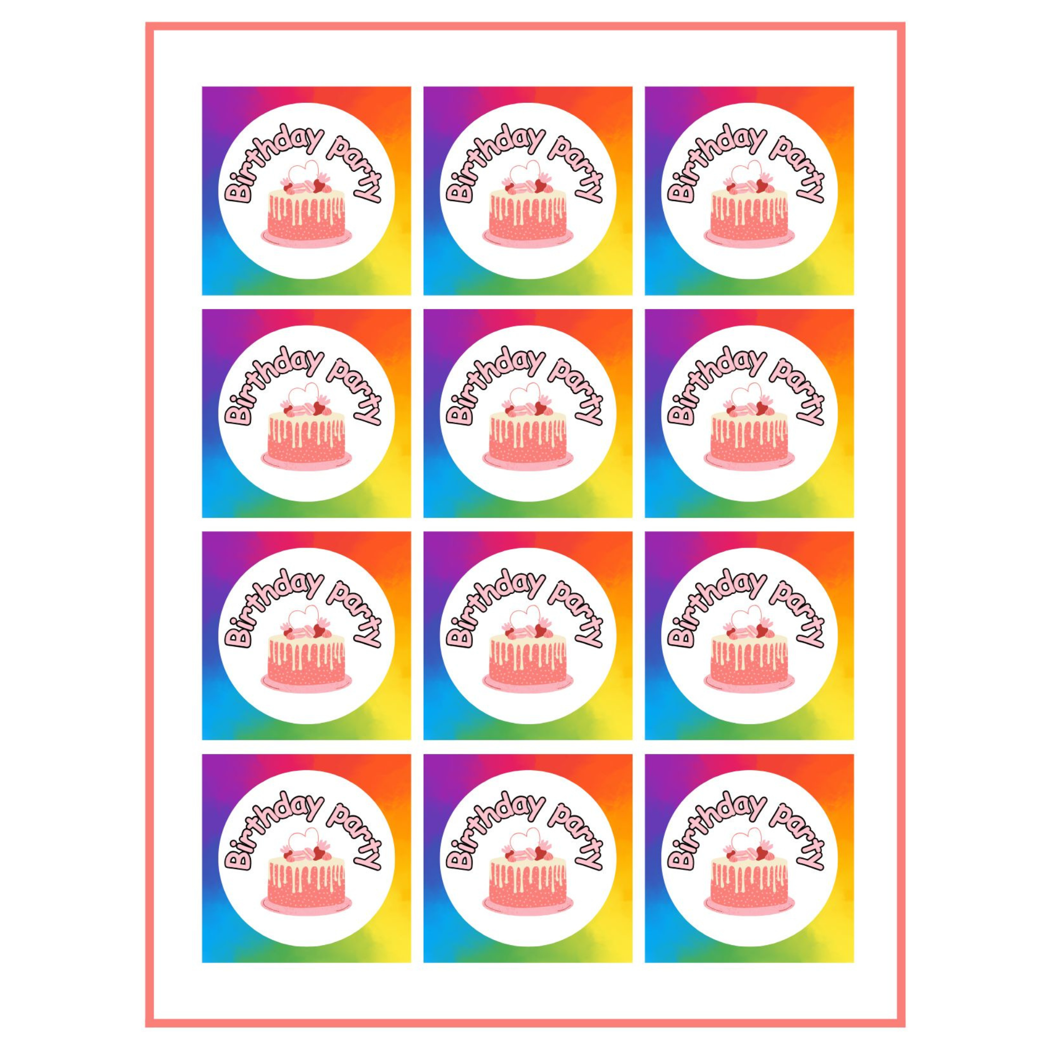 Birthday Party Printable Decor Pack