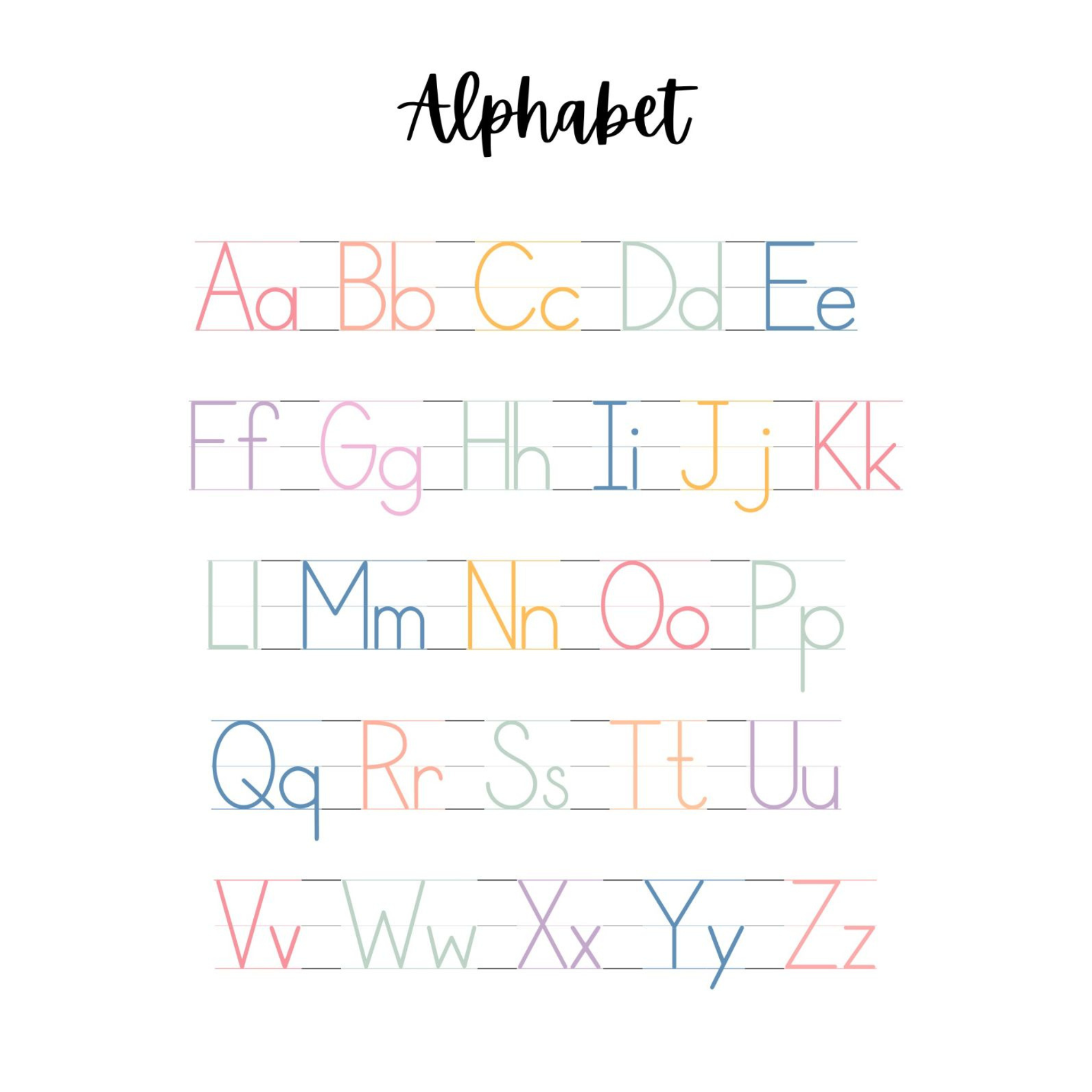 Classroom Educational Posters Set 1