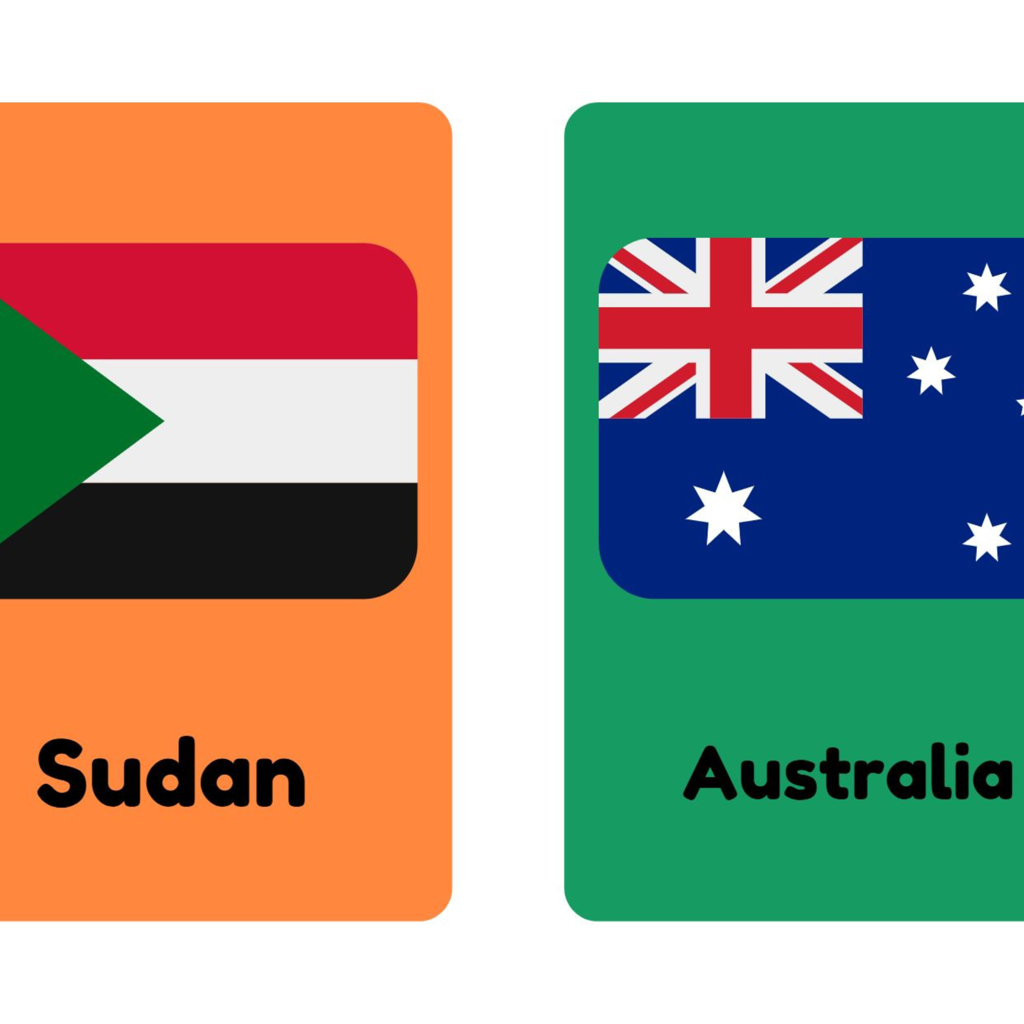 Countries Flashcards for Kids