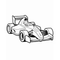 Race Car Coloring Book for Kids