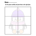 Winter Fine Motor Puzzles Cut and Paste Activities