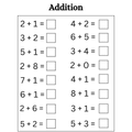 Basic Addition Practice Worksheets