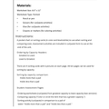 Measurement Capacity Sorting Worksheets