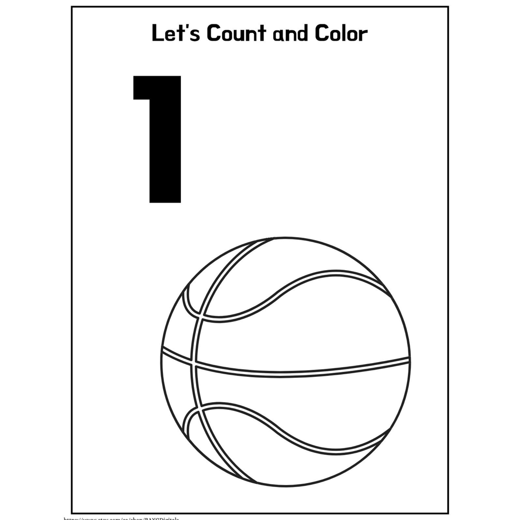 Let?? Count and Color Number Worksheets