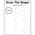 Draw the Shape Worksheets