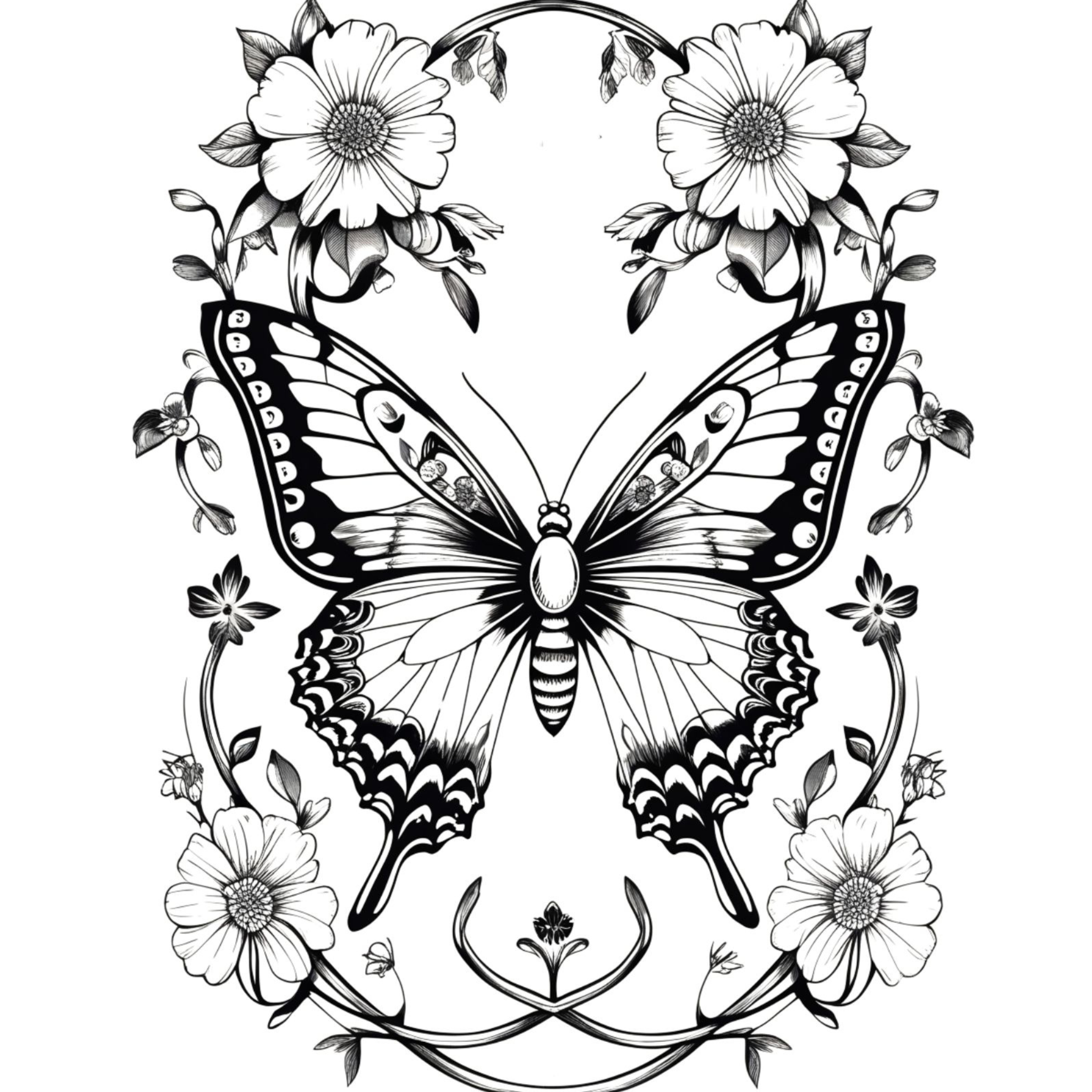 Butterfly Coloring Pages