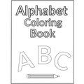 Uppercase Alphabet Coloring Book