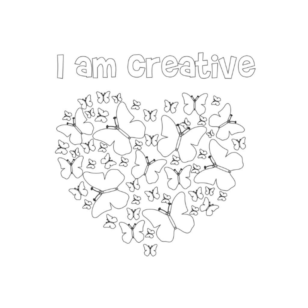 Creative Positive Affirmation Coloring Pages