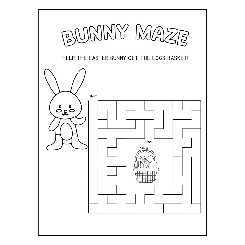 Easter Activity Book for Kids