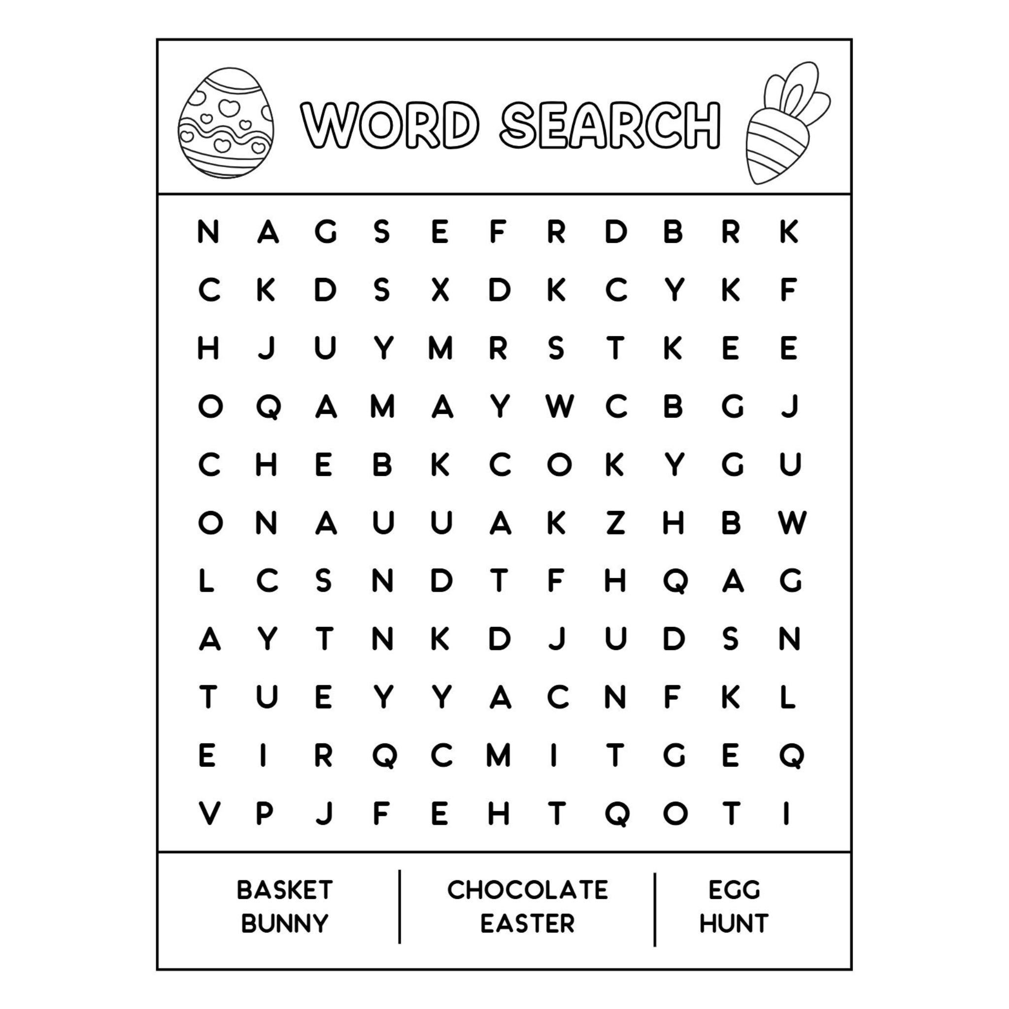 Easter Activity Book for Kids