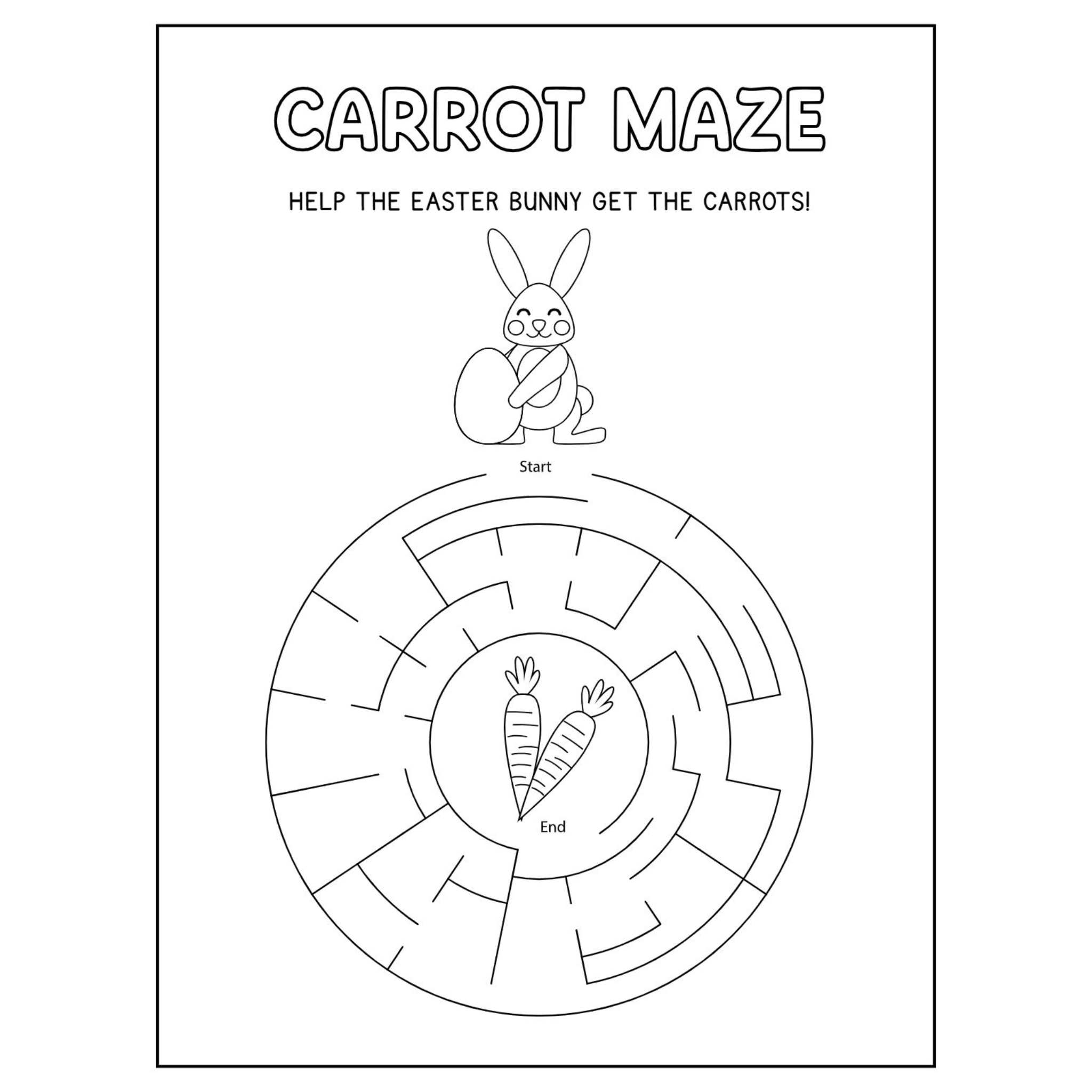 Easter Activity Book for Kids