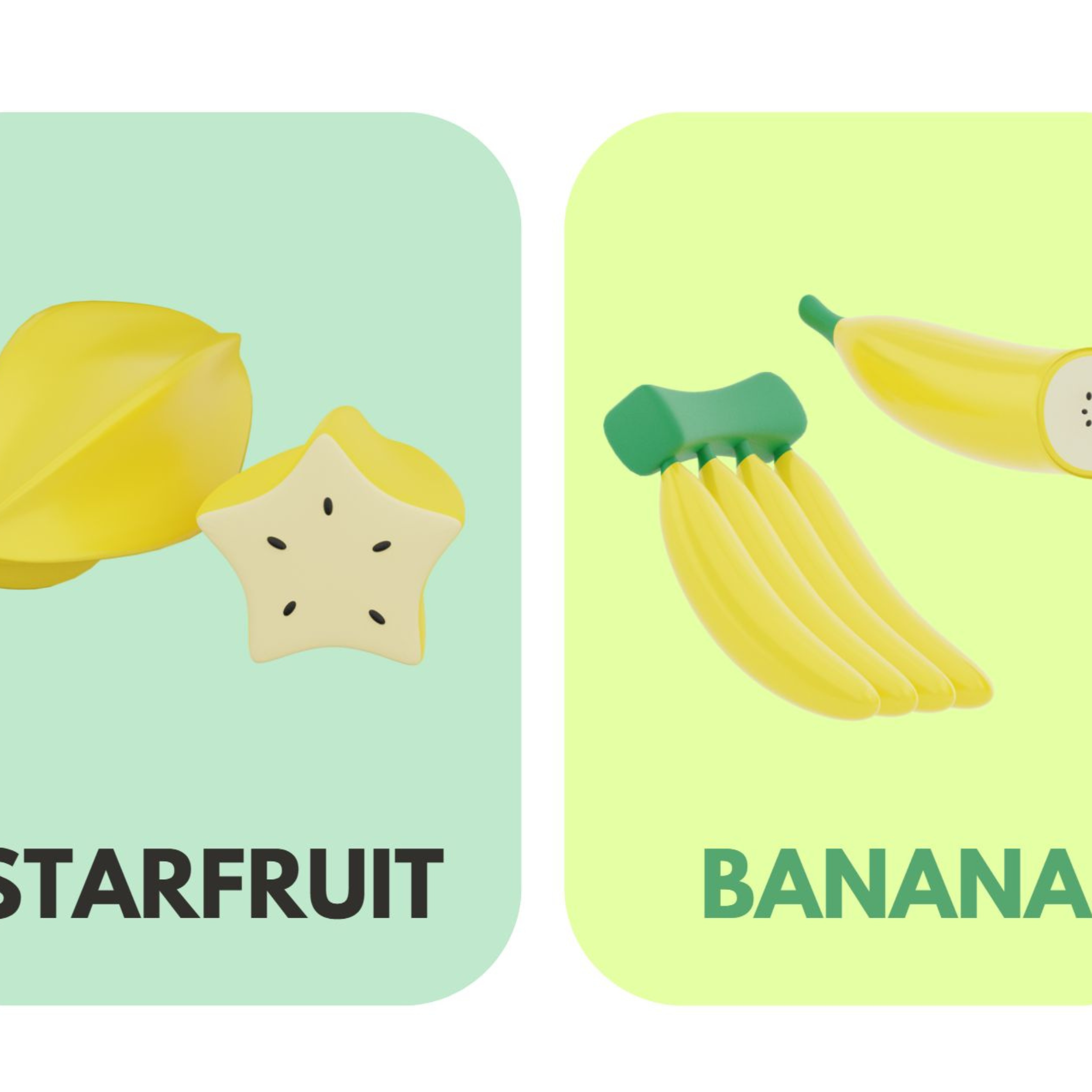 Fruit Flashcards for Kids