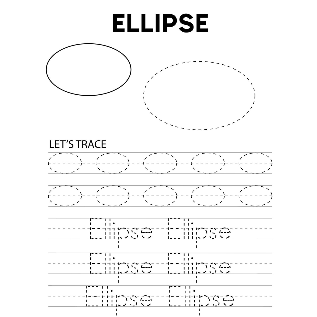 Handwriting and Shape Tracing Practice
