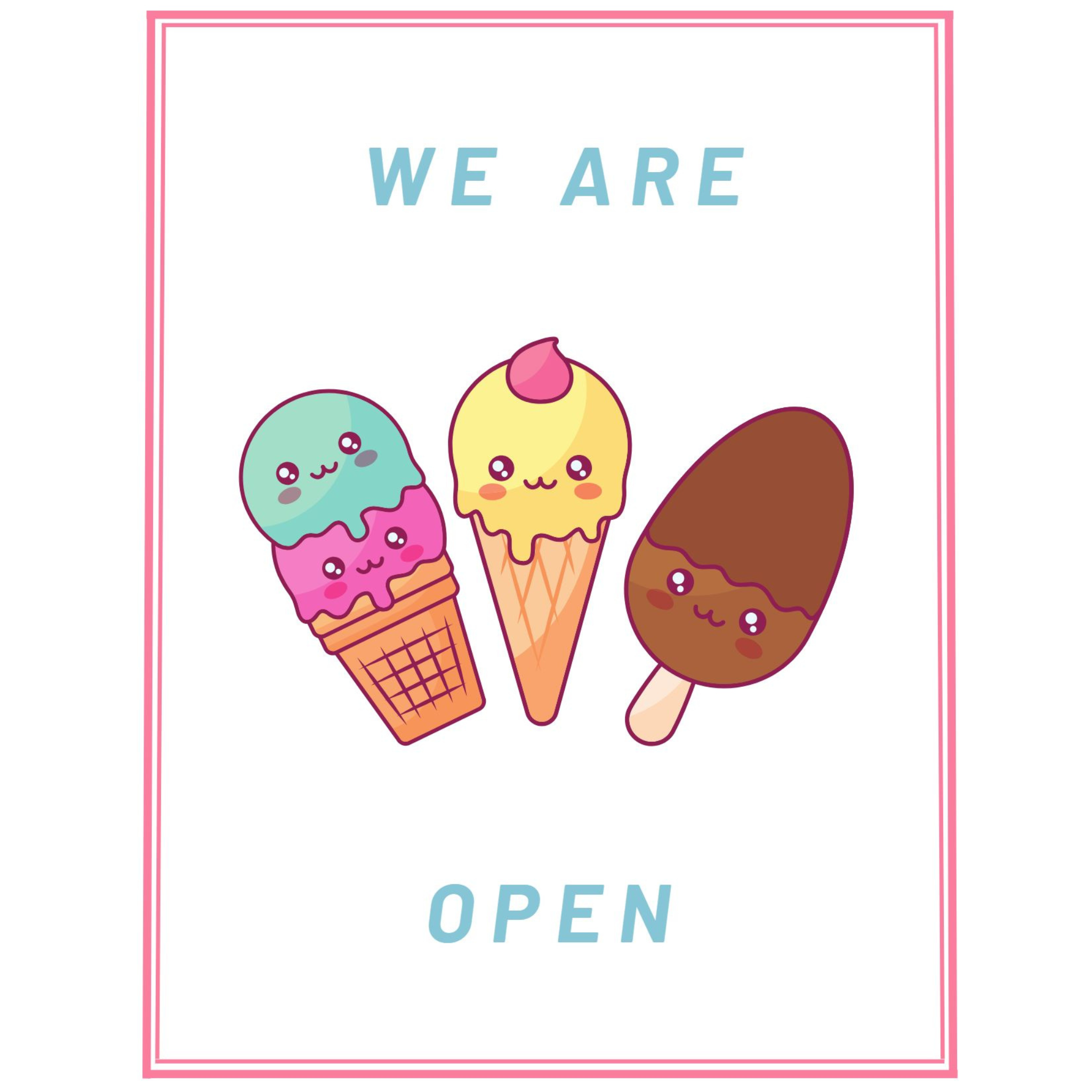 Ice Cream Shop Dramatic Play Pack