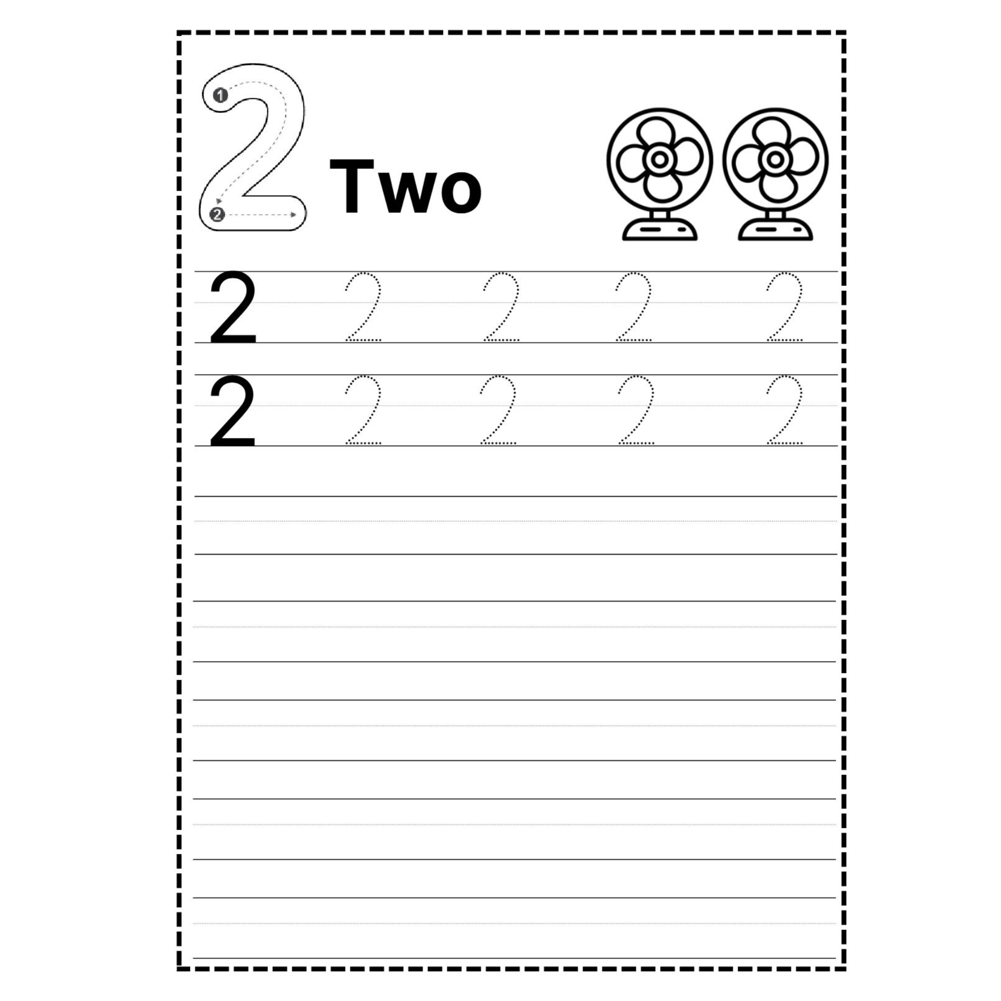 Number Writing Practice Worksheets